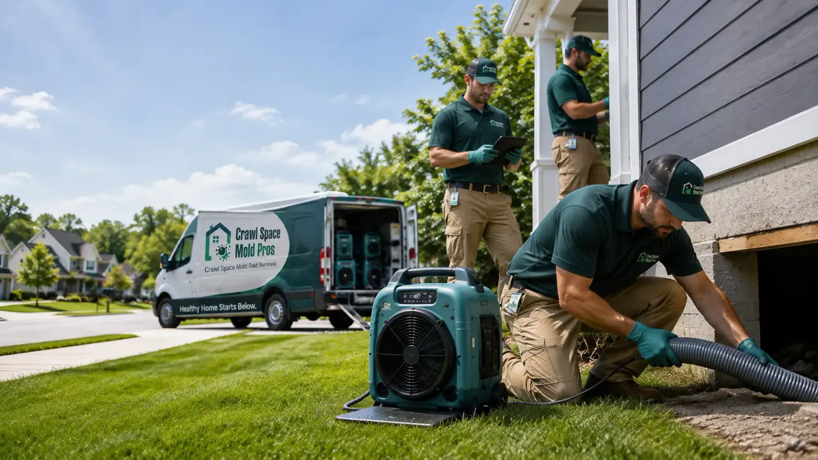 Crawl Space Mold Removal in Amberg, WI